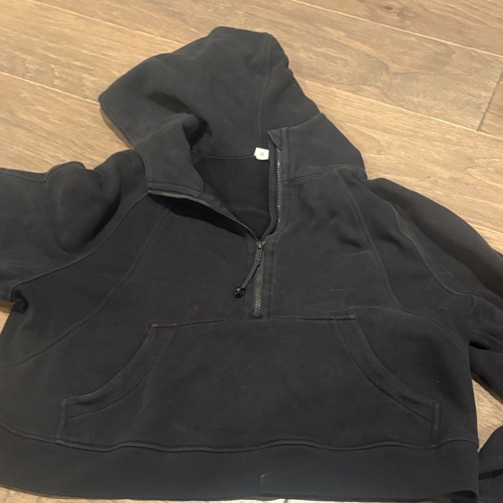 lululemon athletica Black Half-Zip Hoodie